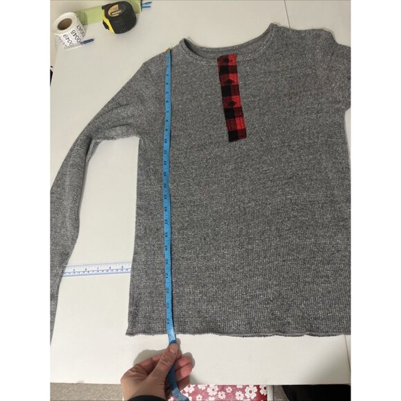 Stanfield's Heritage Grey Cotton-Blend Waffle Knit Shirt Men's Size S - Picture 8 of 8